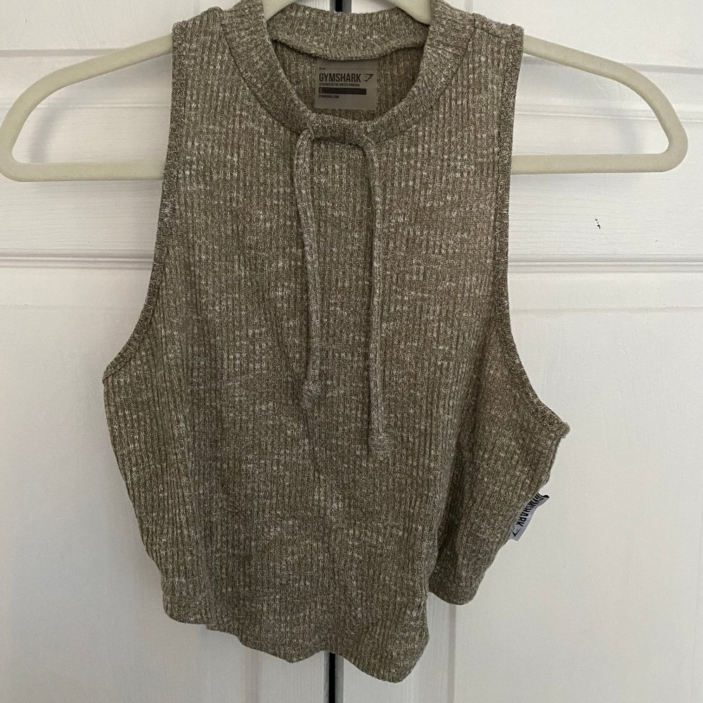 Gymshark Olive Green Slounge Crop Top